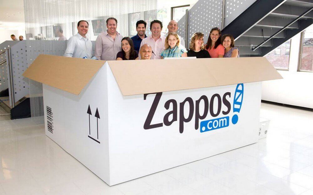 Zappos-team-people-carton-box-office 