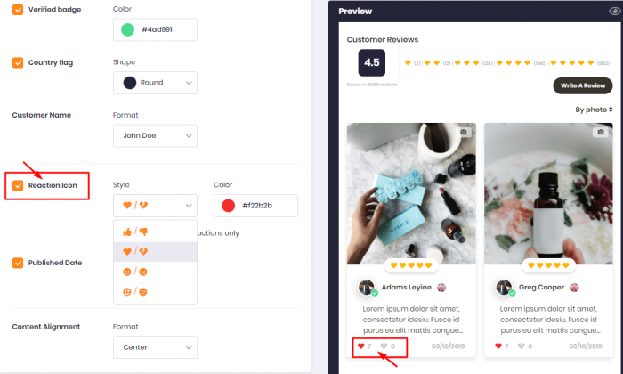 reaction-icon-for-reviews-ali-reviews-top-shopify-apps