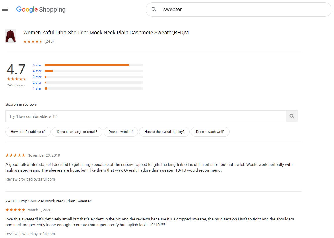 reviews-page-google-shopping