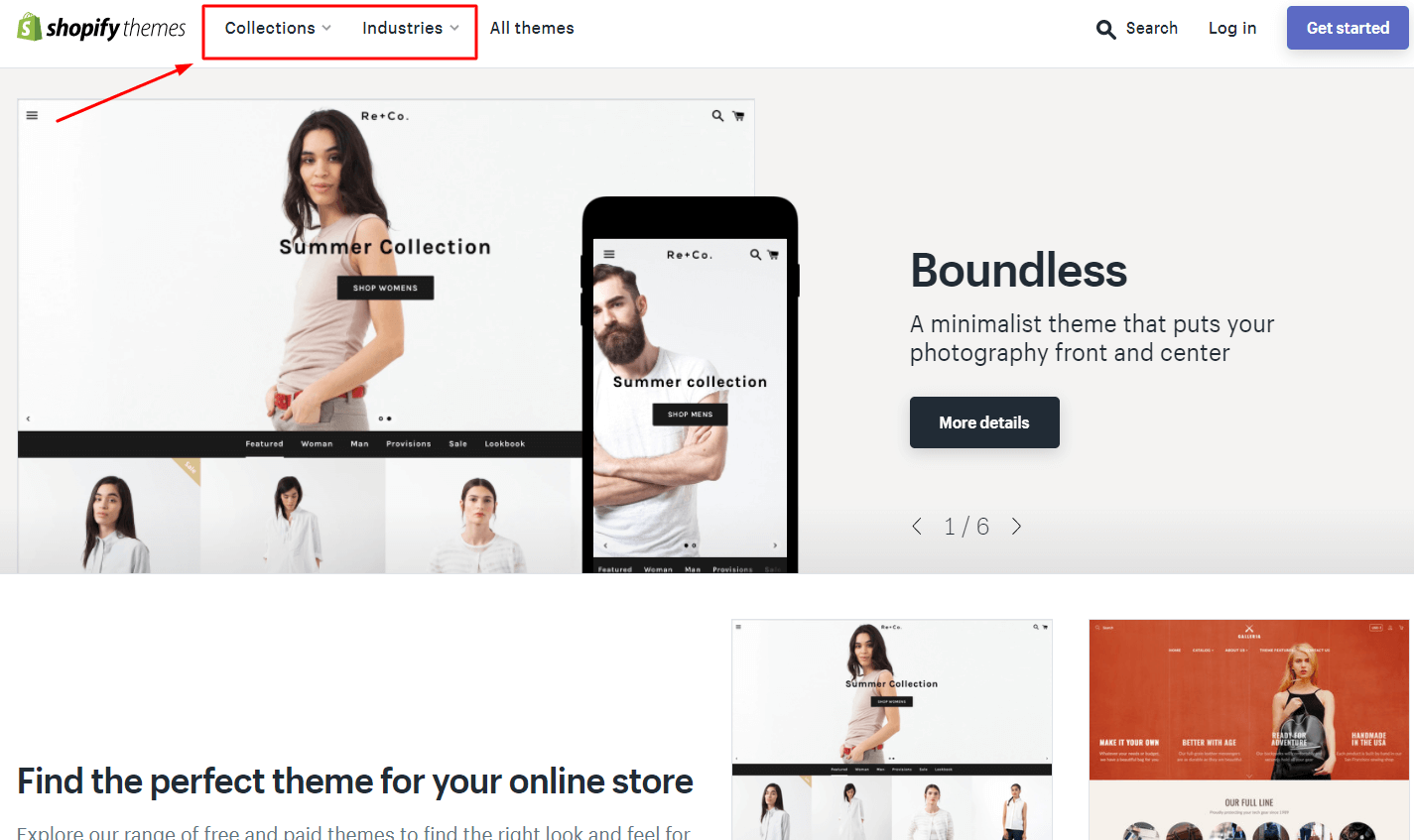 Browse Theme Collection On Shopify Theme Store