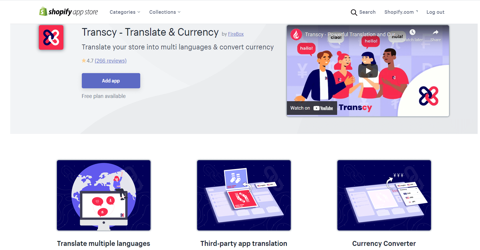 Transcy app