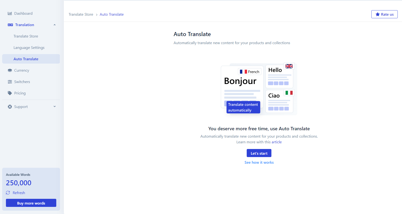 Auto-update Translation