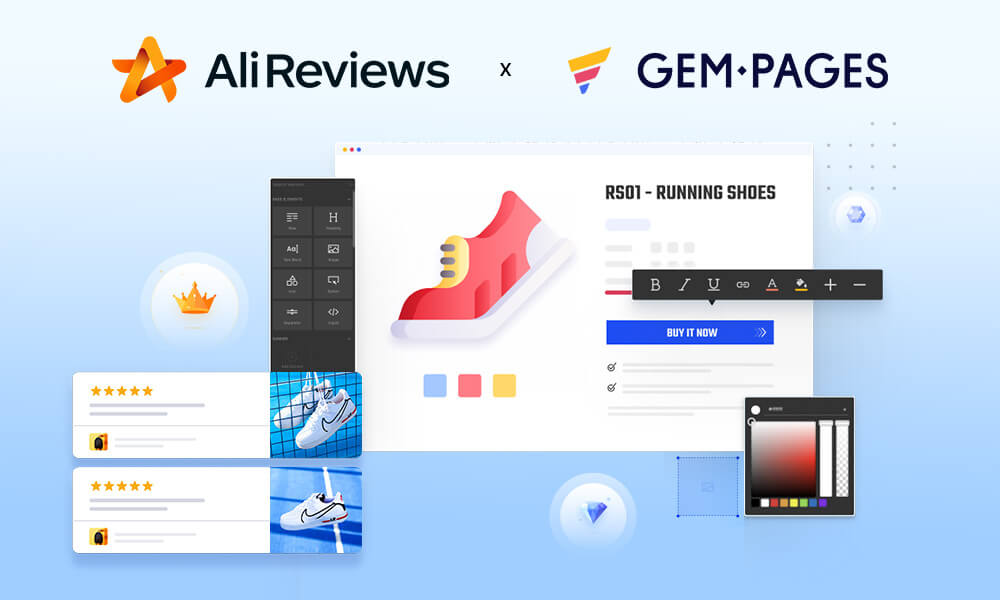 Ali Reviews Integrate with GemPages