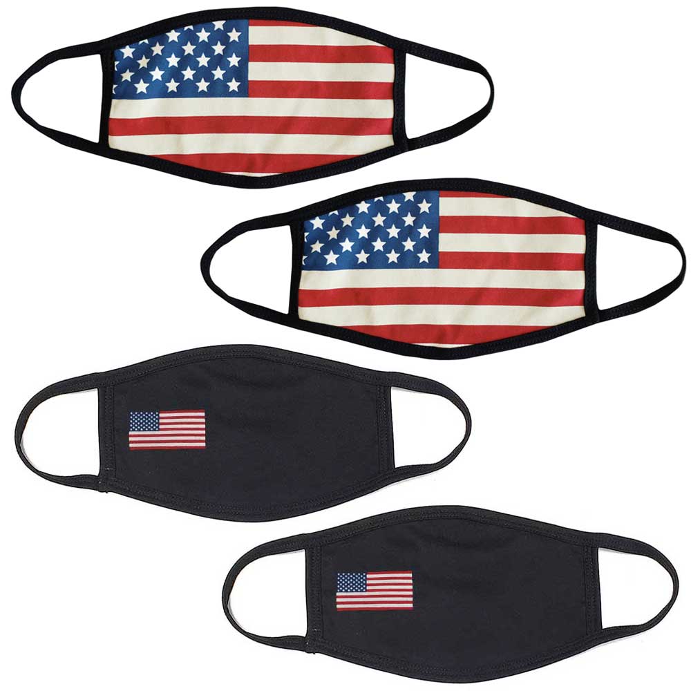 American flag face mask