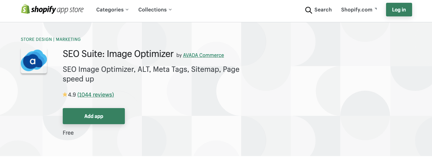 SEO Image Optimizer for Shopify SEO app