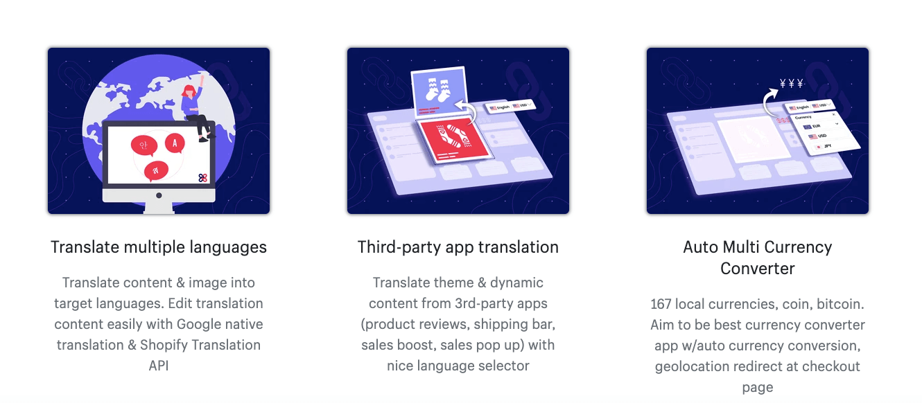 Transcy key selling points