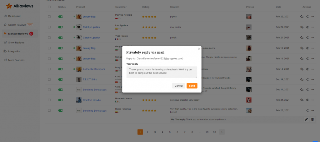 Reply to Reviews to build a trusting relationship with your customers